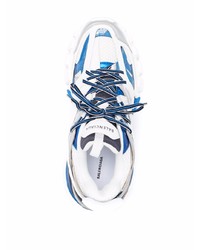 Chaussures de sport blanc et bleu Balenciaga