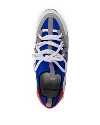 Chaussures de sport blanc et bleu Pierre Hardy