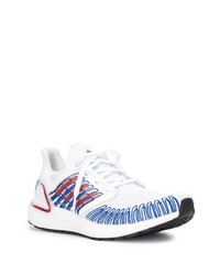 Chaussures de sport blanc et bleu adidas