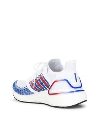 Chaussures de sport blanc et bleu adidas