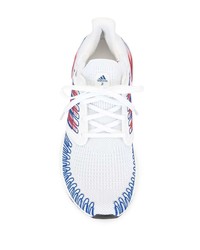 Chaussures de sport blanc et bleu adidas