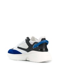 Chaussures de sport blanc et bleu Buscemi