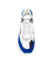 Chaussures de sport blanc et bleu Buscemi
