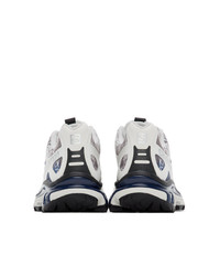 Chaussures de sport blanc et bleu Salomon
