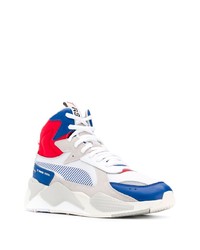 Chaussures de sport blanc et bleu Puma