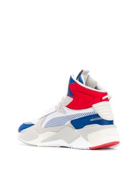 Chaussures de sport blanc et bleu Puma