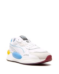 Chaussures de sport blanc et bleu Puma