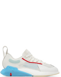 Chaussures de sport blanc et bleu Y-3