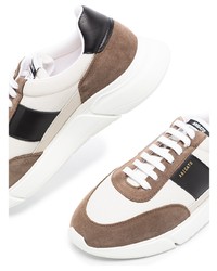 Chaussures de sport blanc et marron Axel Arigato