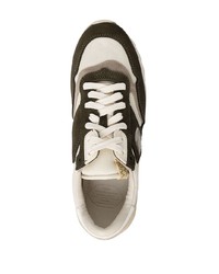Chaussures de sport blanc et marron VISVIM