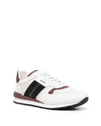 Chaussures de sport blanc et marron Bally