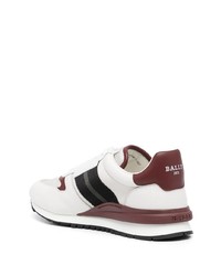 Chaussures de sport blanc et marron Bally