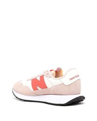 Chaussures de sport blanc et rose New Balance