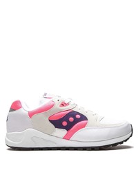 Chaussures de sport blanc et rose Saucony