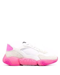 Chaussures de sport blanc et rose Valentino Garavani