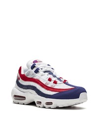 Chaussures de sport blanc et rouge et bleu marine Nike