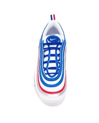 Chaussures de sport blanc et rouge et bleu marine Nike