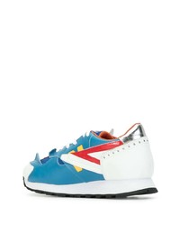 Chaussures de sport blanc et rouge et bleu marine Kolor