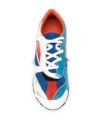 Chaussures de sport blanc et rouge et bleu marine Kolor