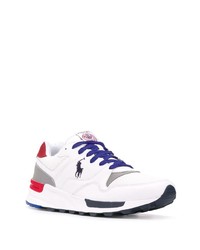 Chaussures de sport blanc et rouge et bleu marine Polo Ralph Lauren