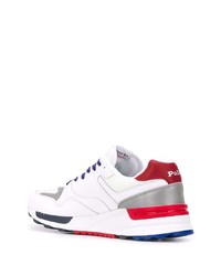 Chaussures de sport blanc et rouge et bleu marine Polo Ralph Lauren