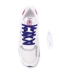 Chaussures de sport blanc et rouge et bleu marine Polo Ralph Lauren