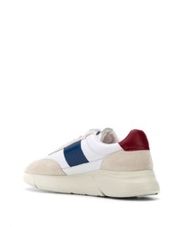 Chaussures de sport blanc et rouge et bleu marine Axel Arigato