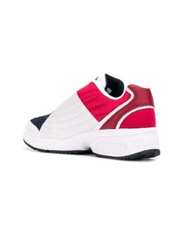 Chaussures de sport blanc et rouge et bleu marine Tommy Jeans