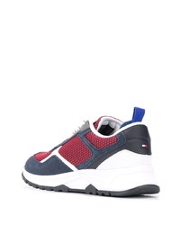 Chaussures de sport blanc et rouge et bleu marine Tommy Hilfiger