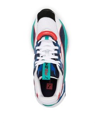 Chaussures de sport blanc et rouge et bleu marine Puma