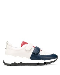 Chaussures de sport blanc et rouge et bleu marine Pierre Hardy