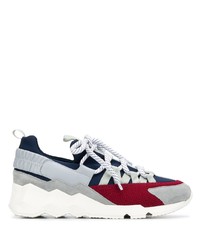 Chaussures de sport blanc et rouge et bleu marine Pierre Hardy