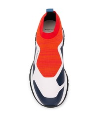 Chaussures de sport blanc et rouge et bleu marine Givenchy