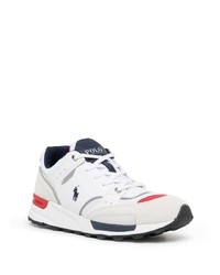 Chaussures de sport blanc et rouge et bleu marine Polo Ralph Lauren