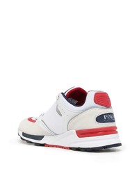 Chaussures de sport blanc et rouge et bleu marine Polo Ralph Lauren