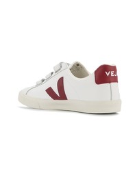 Chaussures de sport blanc et rouge Veja