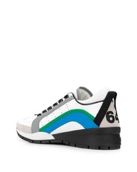 Chaussures de sport blanc et rouge DSQUARED2