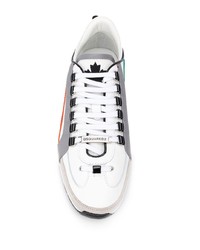 Chaussures de sport blanc et rouge DSQUARED2