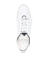 Chaussures de sport blanc et rouge DSQUARED2