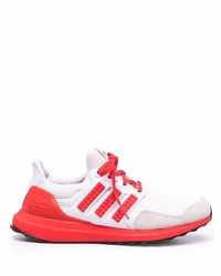 Chaussures de sport blanc et rouge adidas