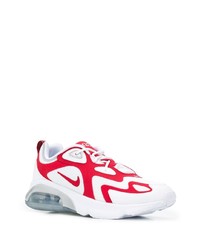 Chaussures de sport blanc et rouge Nike