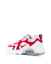 Chaussures de sport blanc et rouge Nike