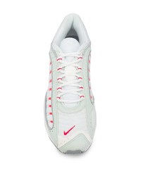 Chaussures de sport blanc et rouge Nike