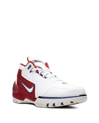 Chaussures de sport blanc et rouge Nike