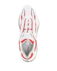 Chaussures de sport blanc et rouge Amiri