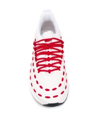 Chaussures de sport blanc et rouge Bottega Veneta