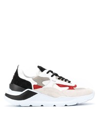 Chaussures de sport blanc et rouge D.A.T.E