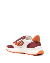 Chaussures de sport blanc et rouge Bally