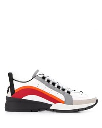 Chaussures de sport blanc et rouge DSQUARED2