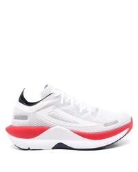 Chaussures de sport blanc et rouge Fila